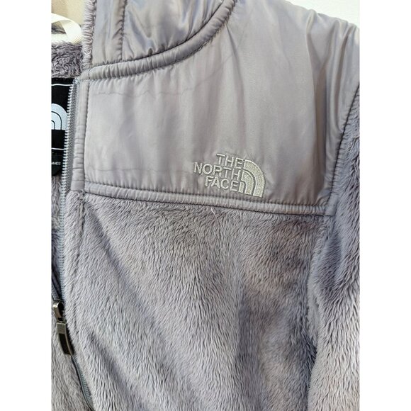 The North Face Women's Small S/P Gray Fleece Full-Zip Jacket With Hood Size S - Picture 2 of 4